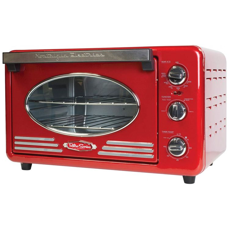 Forno-Eletrico-de-Bancada-Retro-com-6-Niveis-de-Temperatura-foto-2