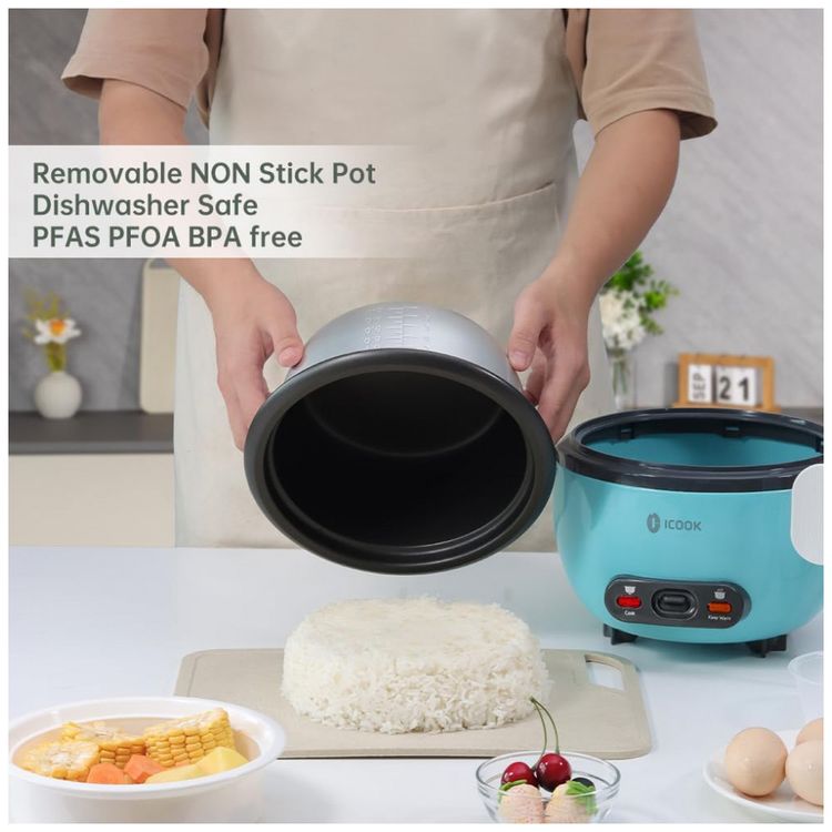 Panela-de-Arroz-Eletrica-1L-Multifuncional-com-Desligamento-foto-2