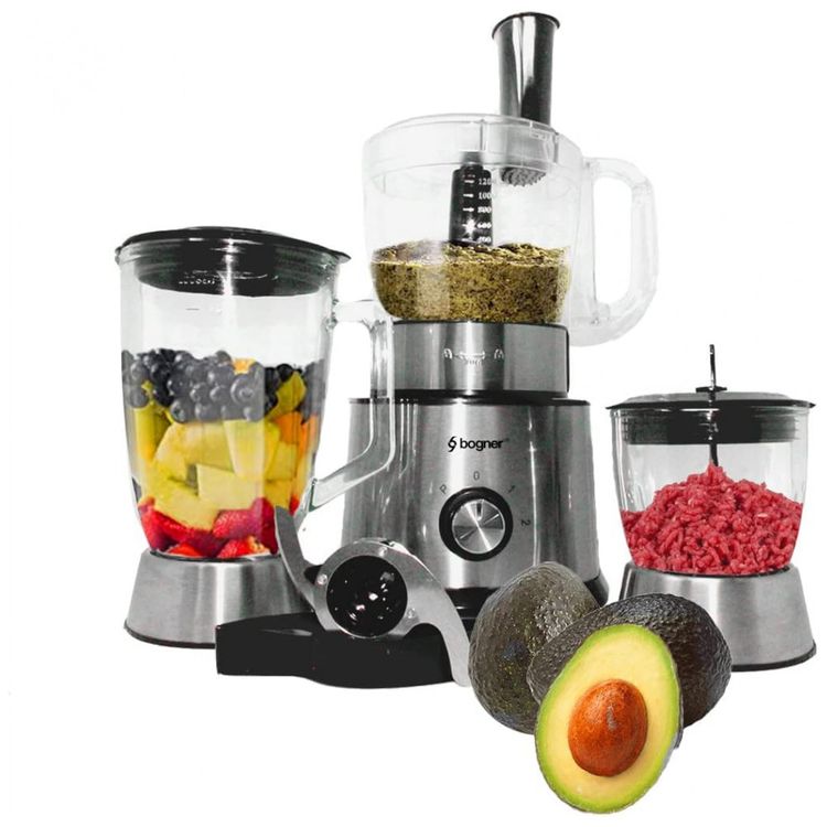 Processador-de-Alimentos-3-em-1-com-Jarra-de-Vidro-Aco-foto-0