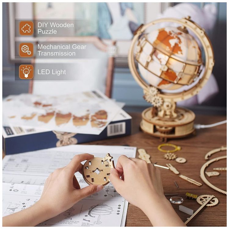 Quebra-Cabecas-3D-Globo-Real-com-Luz-Led-para-Criancas-e-foto-5