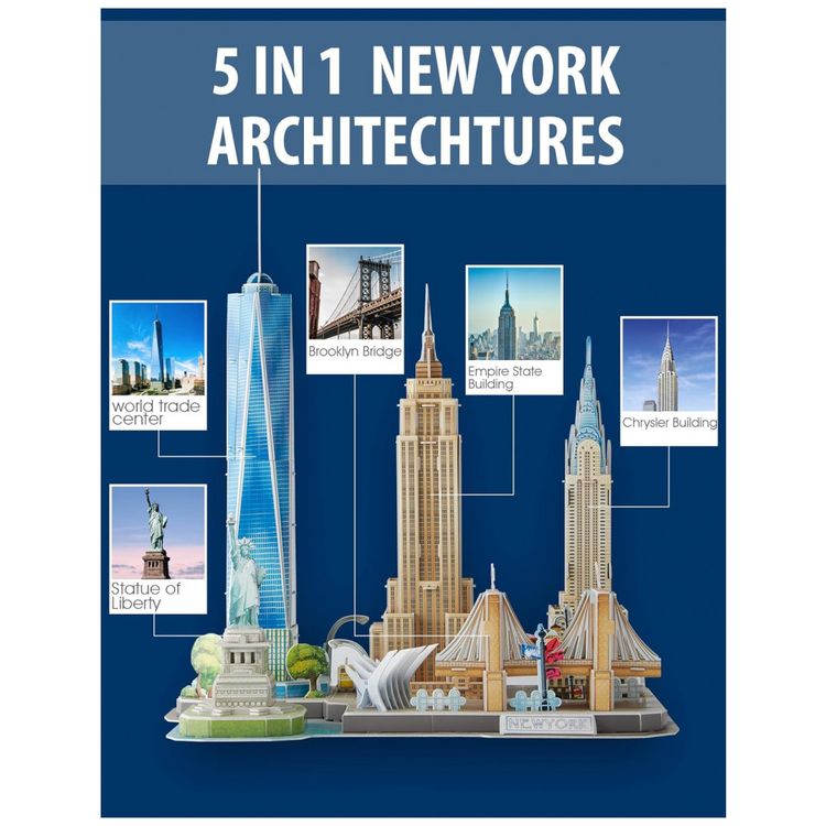 CubicFun-Quebra-Cabecas-3D-Arquitetura-Nova-York-para-foto-2