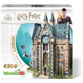 Quebra-Cabecas-3D-Arquitetura-Hogwarts-e-Torre-do-Relogio-foto-0