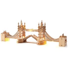 Quebra-Cabecas-3D-Arquitetura-Ponte-da-Torre-de-Londres-para-foto-0