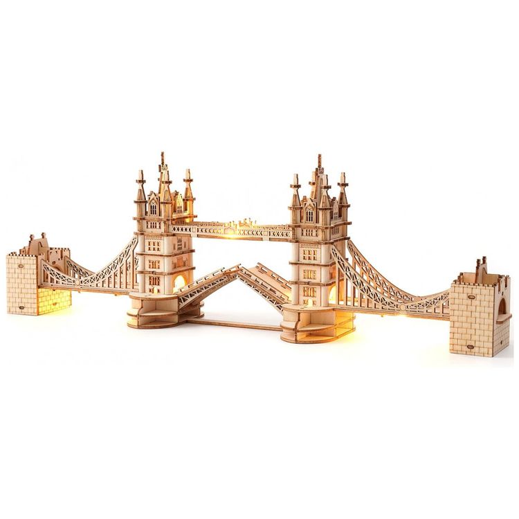Quebra-Cabecas-3D-Arquitetura-Ponte-da-Torre-de-Londres-para-foto-0
