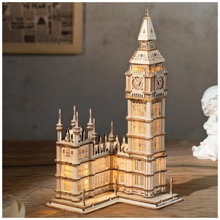 Quebra-Cabecas-3D-Arquitetura-Big-Ben-com-Led-para-Criancas-foto-4