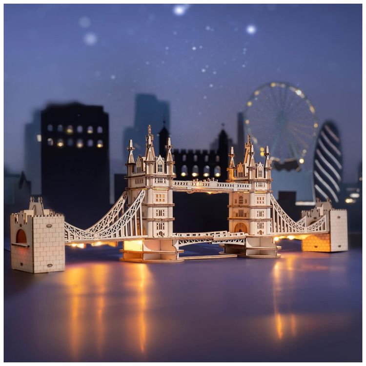 Quebra-Cabecas-3D-Arquitetura-Ponte-da-Torre-de-Londres-para-foto-5