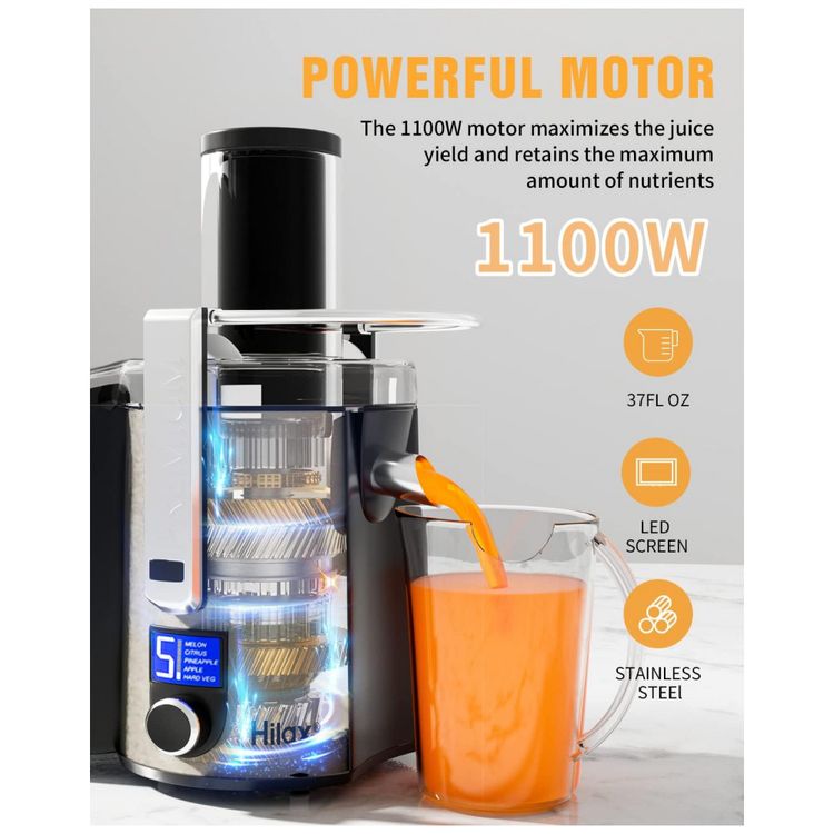 Centrifuga-de-Frutas-com-5-Velocidades-Aco-Inox-1100W-foto-1