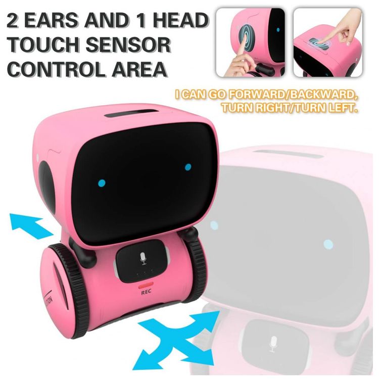 Robo-Interativo-com-Sensor-de-Toque-Controle-de-Voz-foto-1