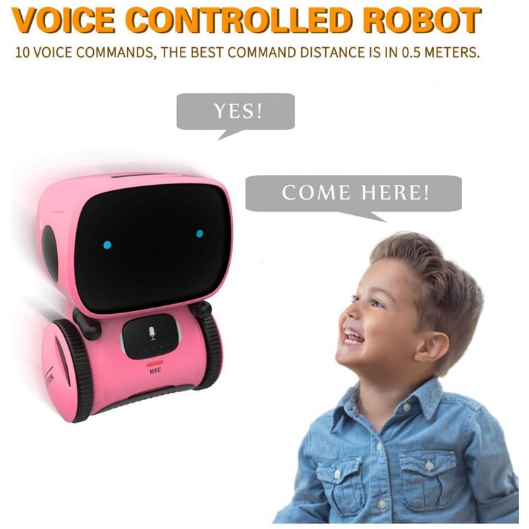 Robo-Interativo-com-Sensor-de-Toque-Controle-de-Voz-foto-2