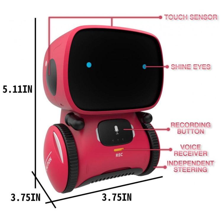 GILOBABY-Robo-Interativo-com-Sensor-de-Toque-Controle-de-foto-5