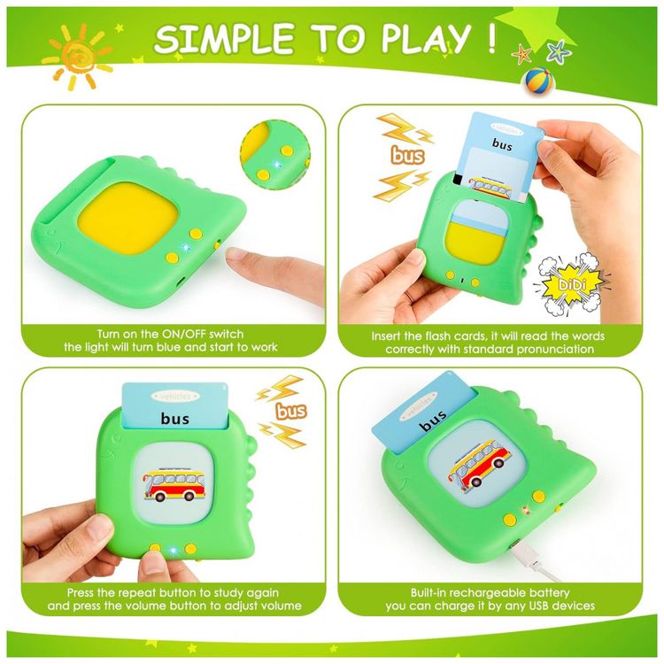 Beefox-Flash-Card-em-Ingles-Educativo-224-Palavras-para-foto-4