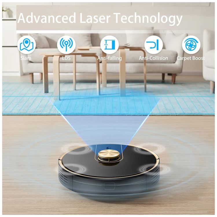 Aspirador-de-Po-Robo-Inteligente-e-Automatico-190-Min-de-foto-3