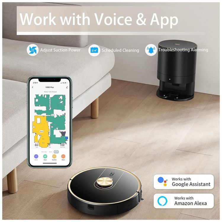 Aspirador-de-Po-Robo-Inteligente-e-Automatico-190-Min-de-foto-5