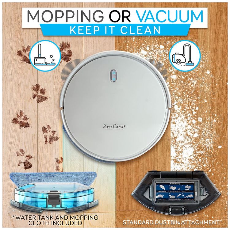 Aspirador-de-Po-Robo-PureClean-Inteligente-e-Automatico-com-foto-1