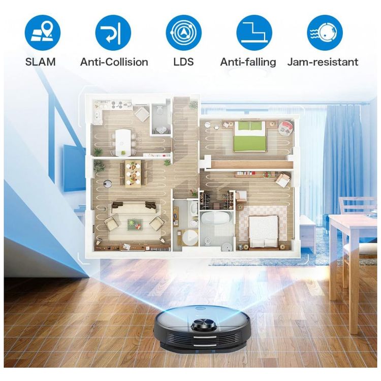 Aspirador-de-Po-Robo-e-Esfregao-Inteligente-Wi-Fi-Controle-foto-2