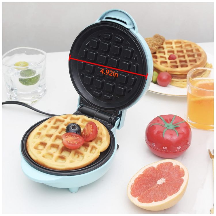 Mini-Maquina-de-Waffle-Antiaderente-de-Facil-Limpeza-550W-foto-1