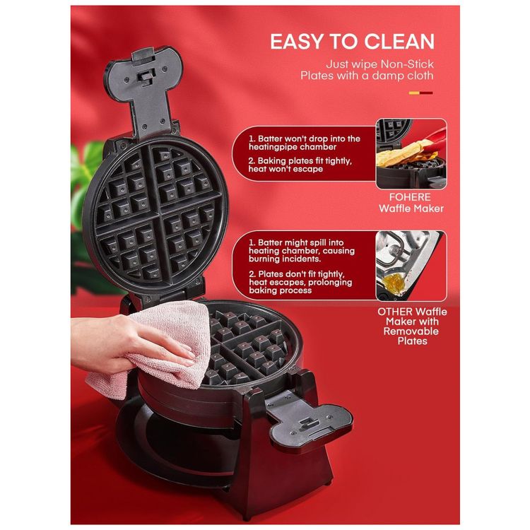 Maquina-de-Waffle-Antiaderente-e-Rotativa-8-Fatias-1400W-foto-5