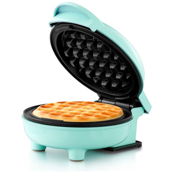 Mini-Maquina-de-Waffle-Antiaderente-turquesa-110v-foto-0