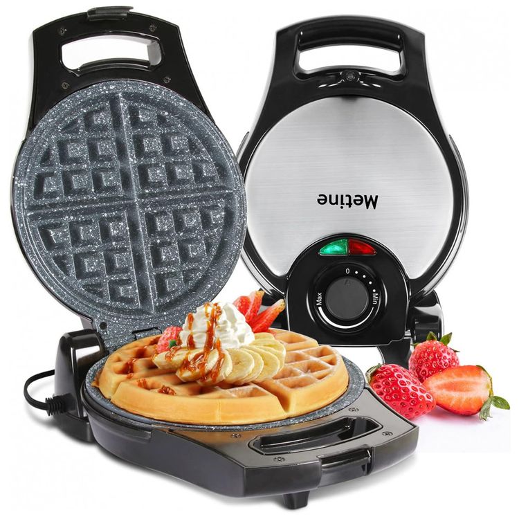 Maquina-de-Waffle-Antiaderente-2-Fatias-com-Controle-de-foto-0