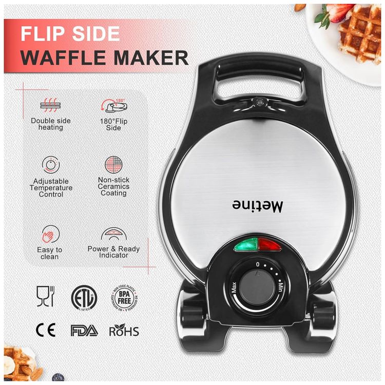 Maquina-de-Waffle-Antiaderente-2-Fatias-com-Controle-de-foto-1