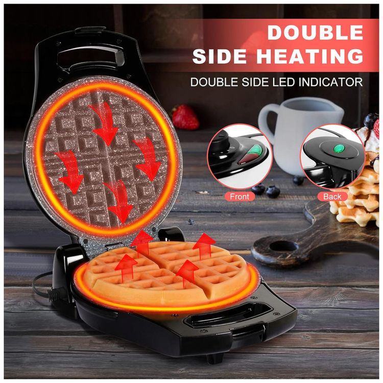 Maquina-de-Waffle-Antiaderente-2-Fatias-com-Controle-de-foto-3