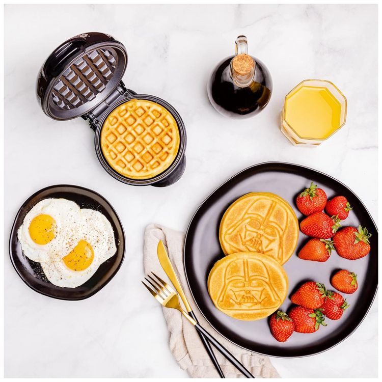 Maquina-de-Waffle-Antiaderente-com-Placas-de-Ceramica-Darth-foto-1