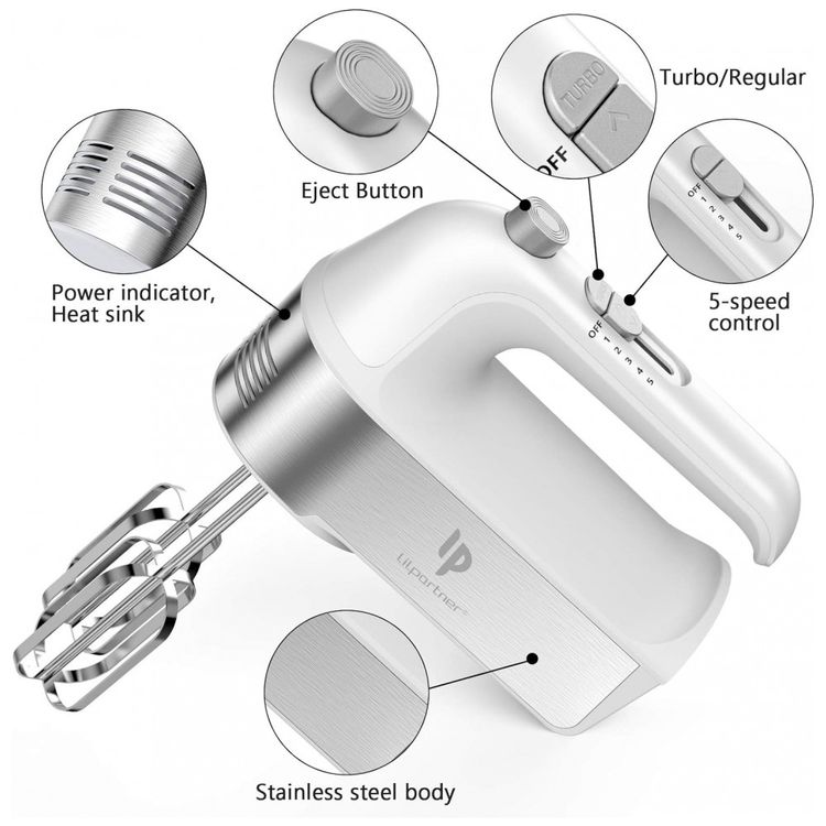 Batedeira-de-Mao-com-5-Velocidades-e-Acessorios-de-Aco-Inox-foto-1