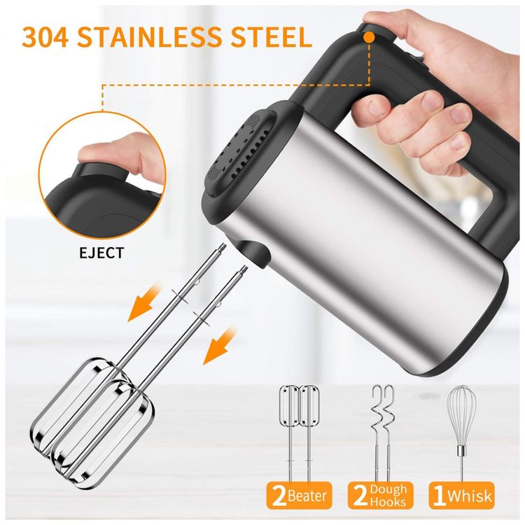 Batedeira-de-Mao-com-5-Velocidades-e-Acessorios-de-Aco-Inox-foto-2