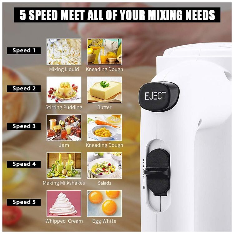 Batedeira-de-Mao-com-5-Velocidades-e-Acessorios-de-Aco-Inox-foto-1