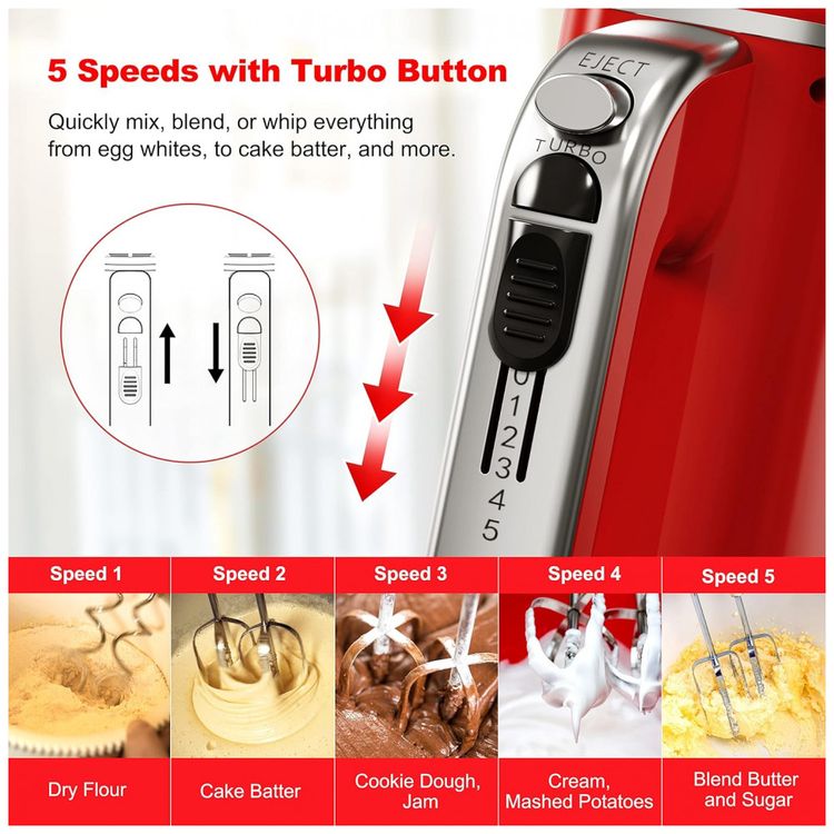 Batedeira-de-Mao-com-5-Velocidades-e-Acessorios-de-Aco-Inox-foto-1