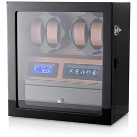 Caixa-Estojo-Rotativo-Automatico-para-Relogios-com-Luz-e-foto-0