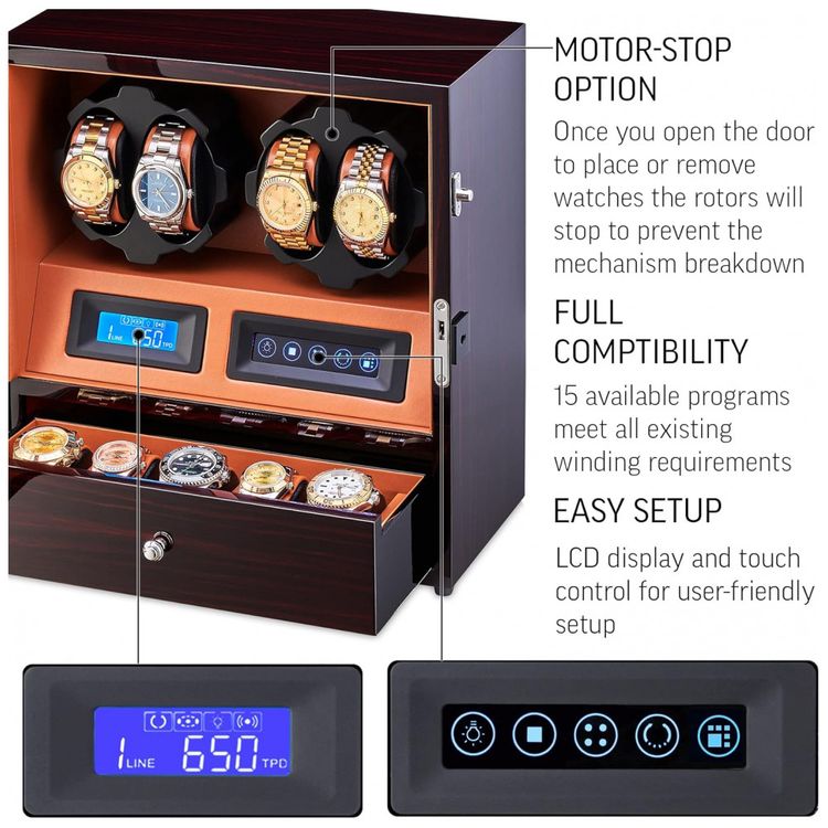 Caixa-Estojo-Rotativo-Automatico-para-Relogios-com-Luz-e-foto-4
