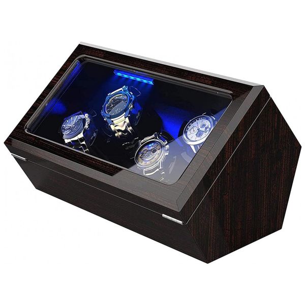 Caixa-Estojo-Rotativo-Automatico-para-Relogios-com-Luz-e-foto-0