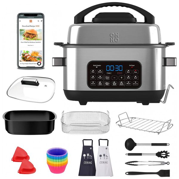 Panela-Eletrica-AirFryer-com-12-Funcoes-6L-de-Capacidade-e-foto-0