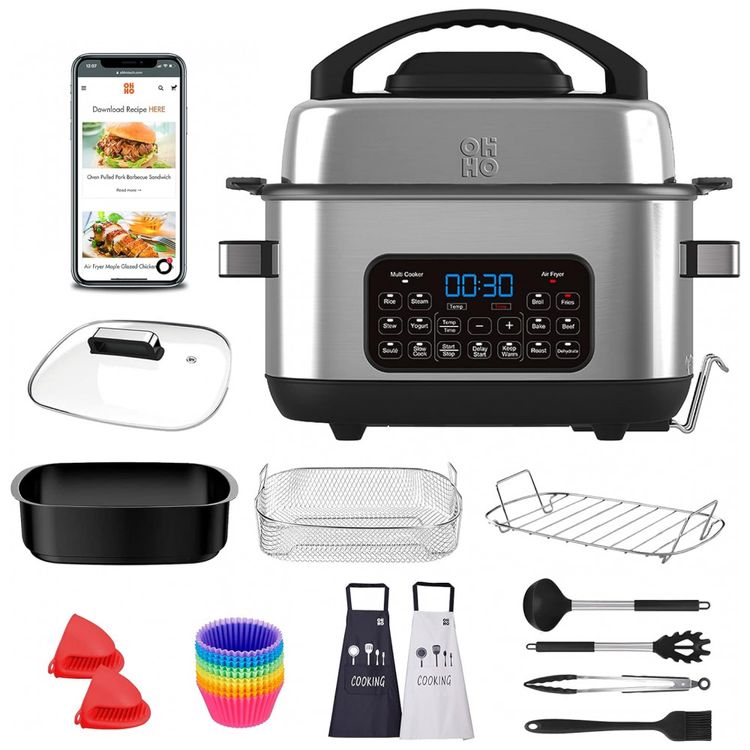 Panela-Eletrica-AirFryer-com-12-Funcoes-6L-de-Capacidade-e-foto-0