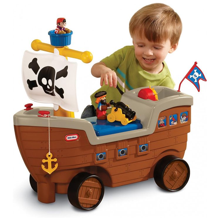 Carrinho-de-Passeio-Infantil-Barco-2-em-1-com-Assento-e-foto-0