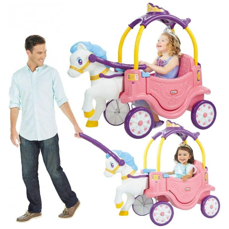 Carrinho-de-Passeio-Infantil-Carruagem-da-Princesa-para-foto-4