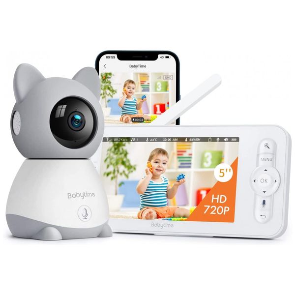Baba-Eletronica-Monitor-com-Camera-HD-1080p-e-Visao-Noturna-foto-0