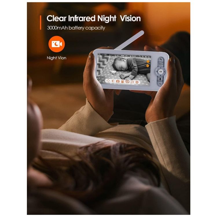 Baba-Eletronica-Monitor-com-Camera-HD-1080p-e-Visao-Noturna-foto-3