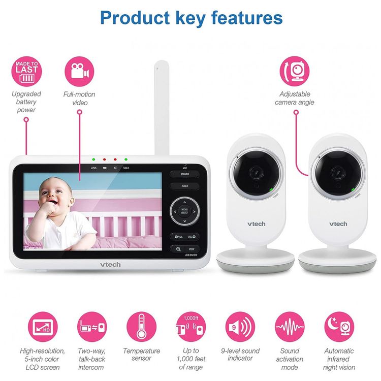Baba-Eletronica-2-Monitor-com-2-Cameras-de-HD-1080p-e-Visao-foto-1
