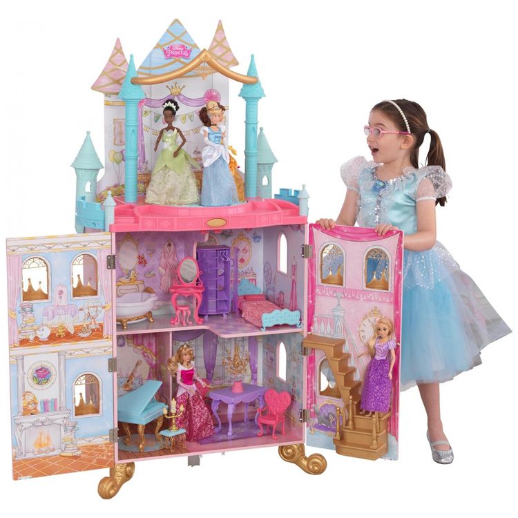 Casa-de-Bonecas-Princesas-com-20-Acessorios-Sons-e-Pista-de-foto-0