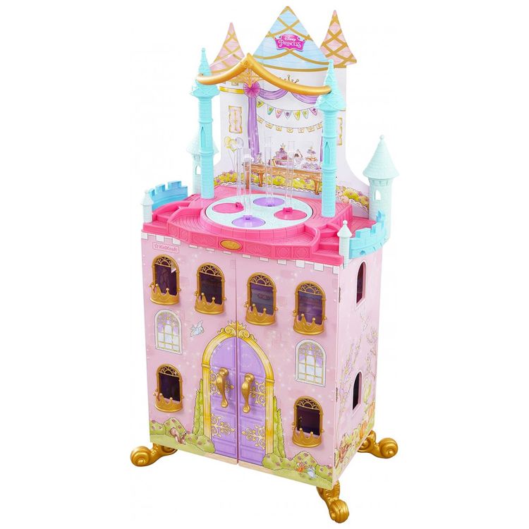 Casa-de-Bonecas-Princesas-com-20-Acessorios-Sons-e-Pista-de-foto-1