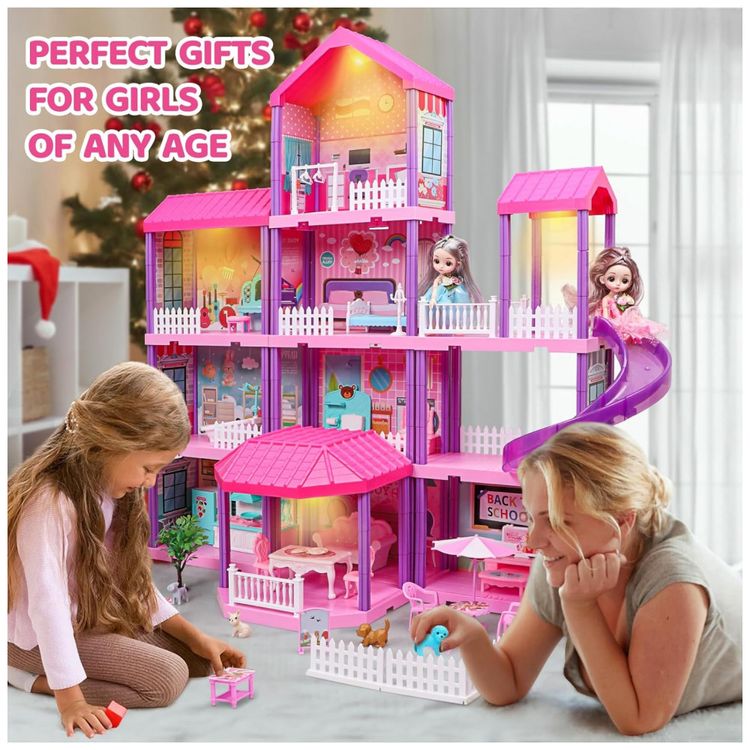 Doll-House-Casa-de-Bonecas-de-Madeira-com-2-Princesas-4-foto-4