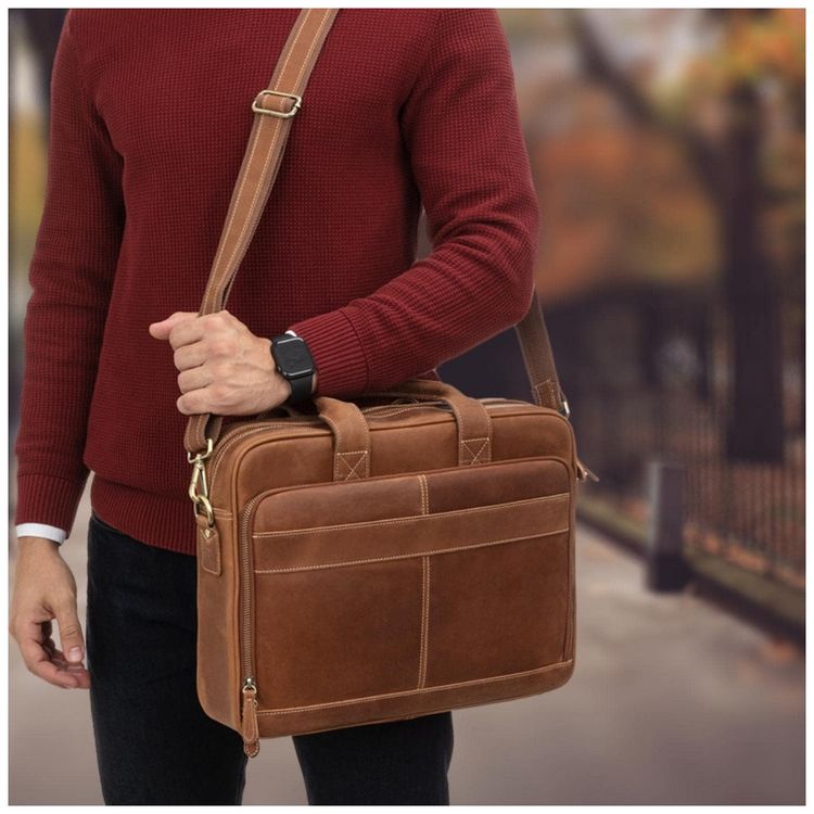 Bolsa-Maleta-de-Couro-Masculina-para-Laptop-LUXORRO-foto-1