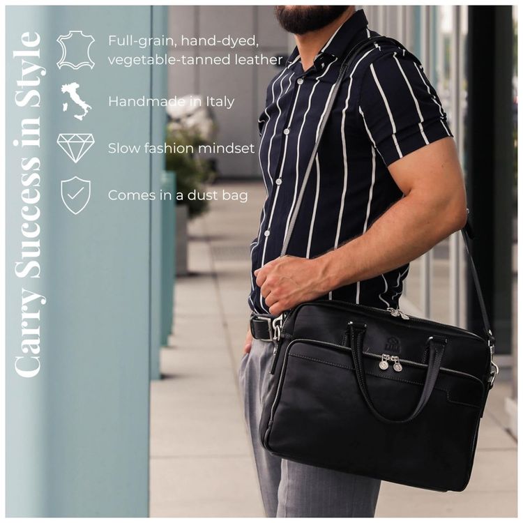 Bolsa-Maleta-de-Couro-Masculina-para-Laptop-TIME-foto-1
