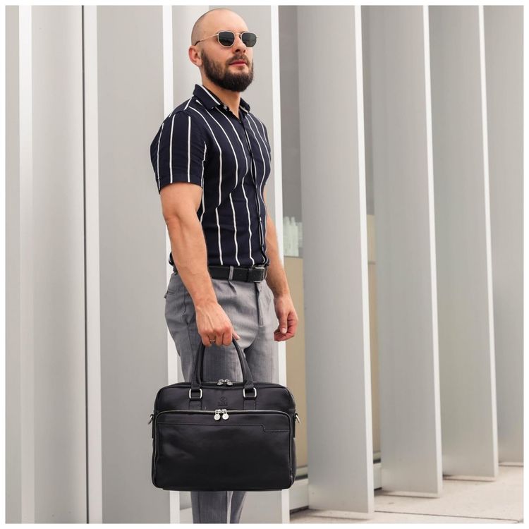 Bolsa-Maleta-de-Couro-Masculina-para-Laptop-TIME-foto-2