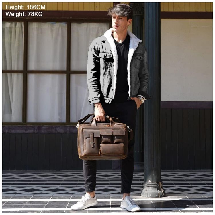 Bolsa-Maleta-de-Couro-Masculina-para-Laptop-TIDING-Marrom-foto-5
