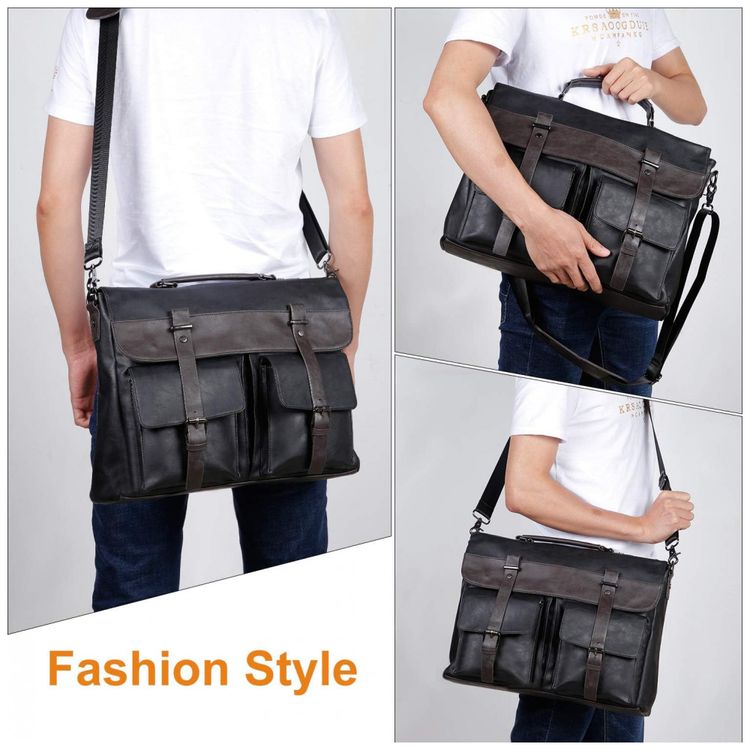 Bolsa-Maleta-de-Couro-Sintetico-Masculina-para-Laptop-foto-2