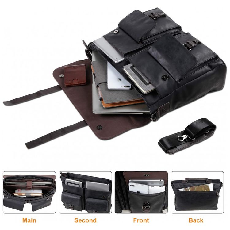 Bolsa-Maleta-de-Couro-Sintetico-Masculina-para-Laptop-foto-4