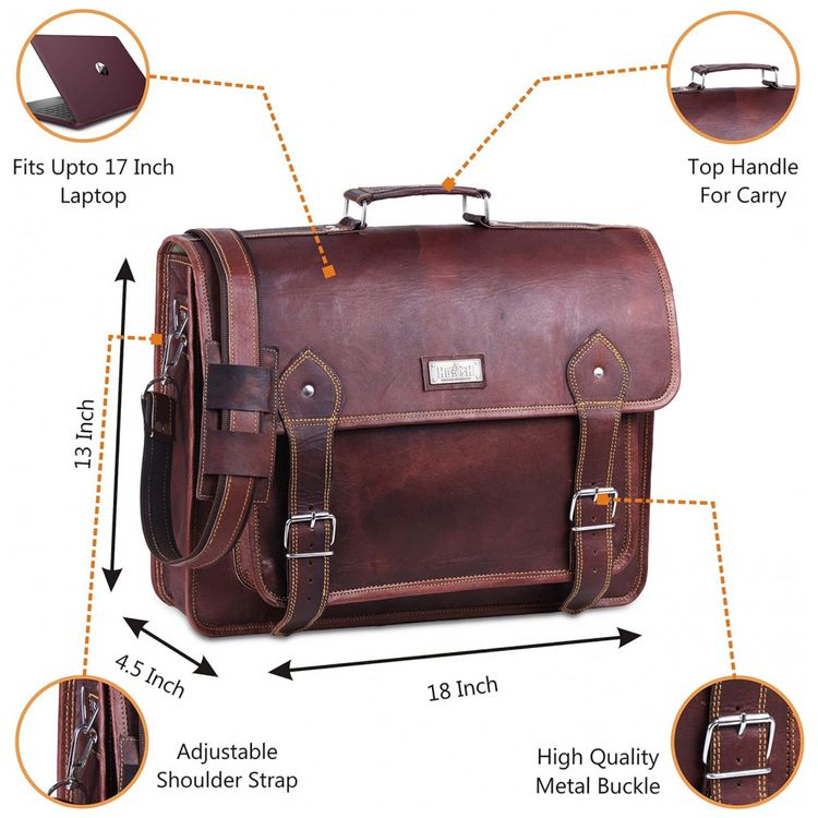 Bolsa-Maleta-de-Couro-Masculina-para-Laptop-HULSH-Marrom-foto-1